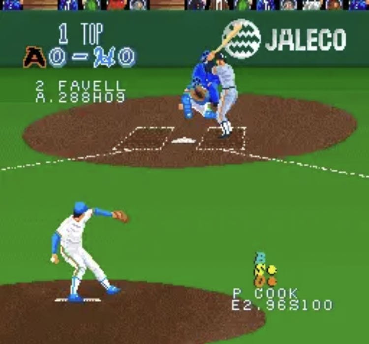 Super Bases Loaded 2 - Nintendo Super Nintendo Entertainment System (SNES) (Jaleco - 1-2) video game collectible [Barcode 032264700136] - Main Image 3