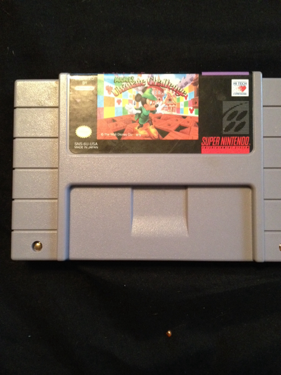 Mickey’s Ultimate Challenge - Nintendo Super Nintendo Entertainment System (SNES) video game collectible - Main Image 1