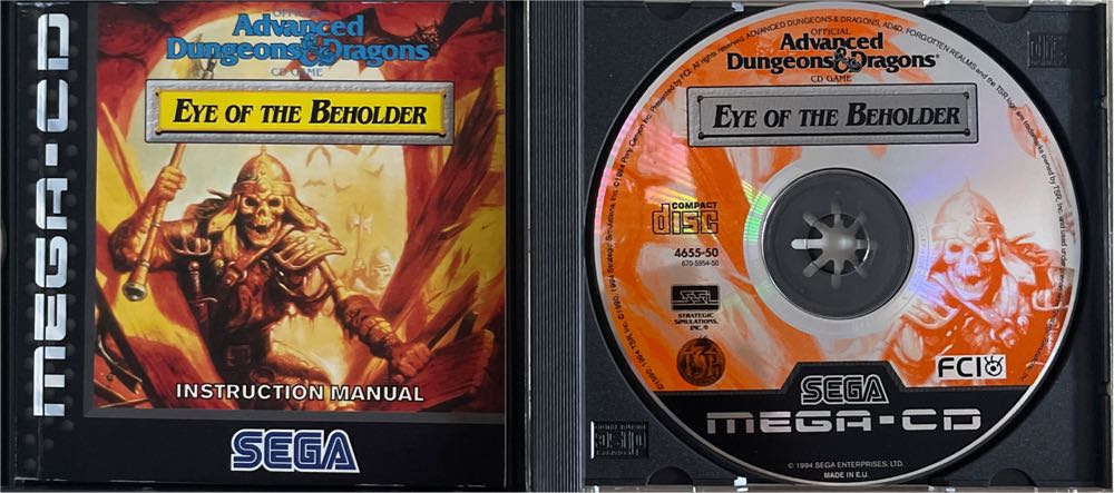 Eye of the beholder - Sega Mega CD video game collectible [Barcode 4974365646554] - Main Image 4