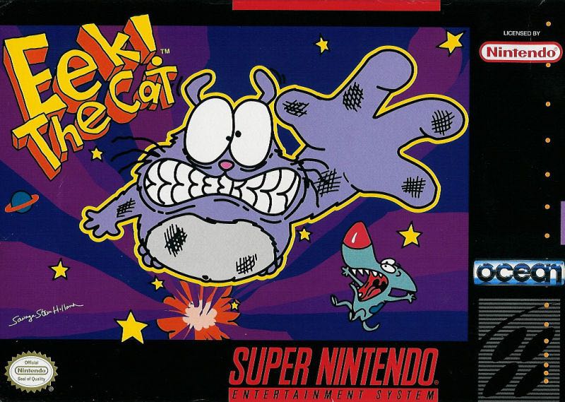 Eek The Cat - Nintendo Super Nintendo Entertainment System (SNES) video game collectible - Main Image 1