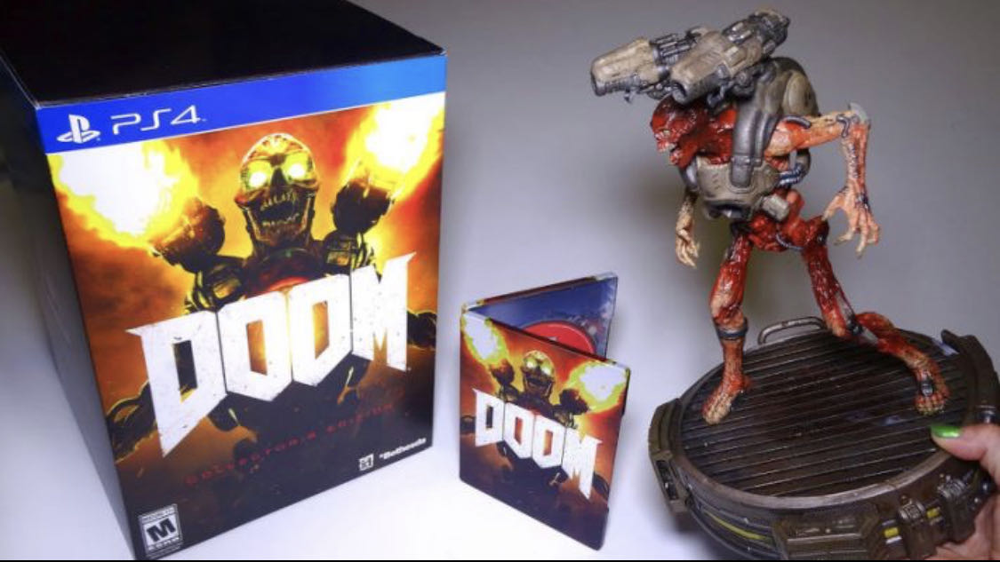 Doom Collector’s Edition - Sony PlayStation 4 (PS4) video game collectible - Main Image 2