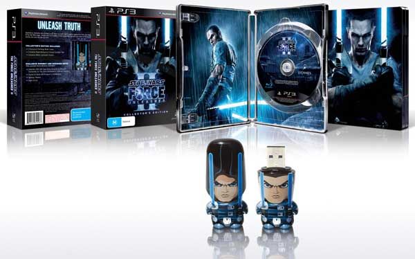 Star Wars: The Force Unleashed 2 Collector’s Edition - Sony PlayStation 3 (PS3) (LucasArts - 1) video game collectible [Barcode 023272010553] - Main Image 2