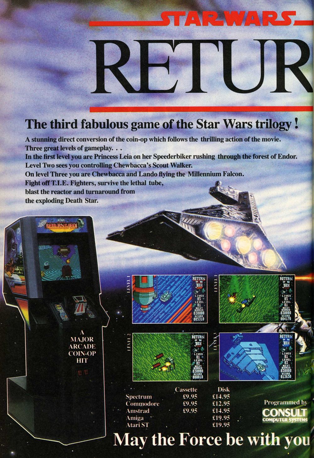 Star Wars: Return Of The Jedi - Commodore 64 (Atari - 1) video game collectible - Main Image 3