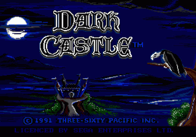 Dark Castle - Sega Mega Drive (Electronic Arts - 1) video game collectible [Barcode 5015839177002] - Main Image 3