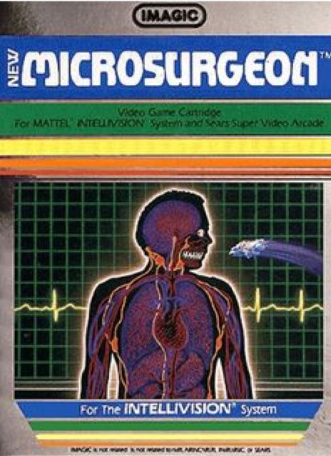 Microsurgeon - Intellivision (Imagic) video game collectible - Main Image 1