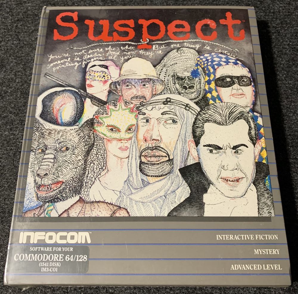 Suspect - Commodore 64 (Infocom) video game collectible - Main Image 2