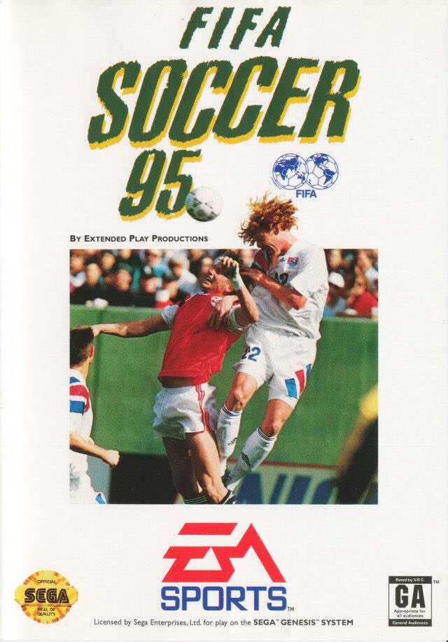 Fifa Soccer 95 - Sega Genesis (Mega Drive) video game collectible - Main Image 1