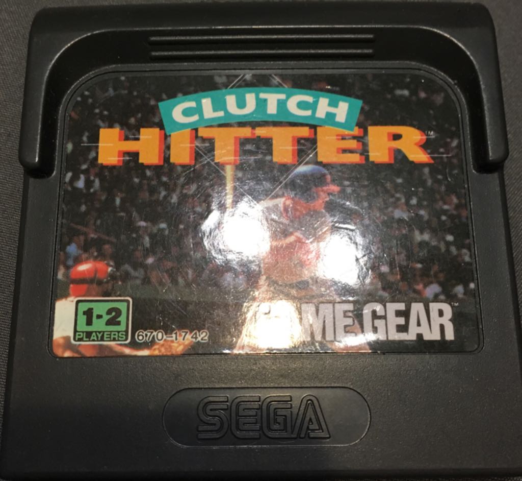 Clutch Hitter - Sega Game Gear video game collectible - Main Image 1