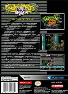 BATTLETOADS & DOUBLE DRAGON: The Ultimate Team - Nintendo Super Nintendo Entertainment System (SNES) (Tradewest - 1-2) video game collectible [Barcode 031719199372] - Main Image 2