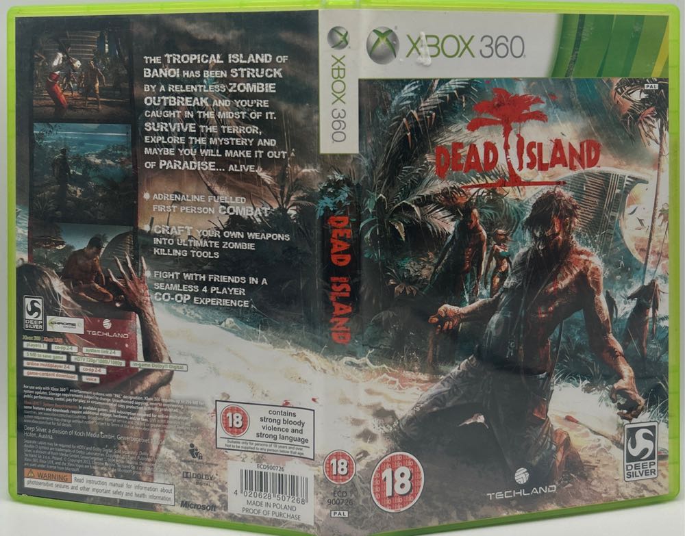 Dead Island - Microsoft Xbox 360 (Deep Silver - 1) video game collectible [Barcode 4020628507268] - Main Image 3