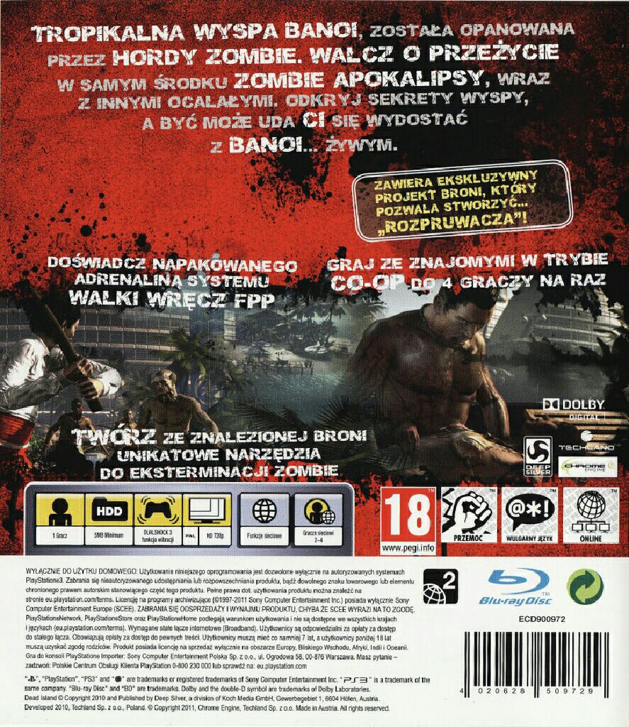 Dead Island - Sony PlayStation 3 (PS3) (Deep Silver - 1) video game collectible [Barcode 4020628507367] - Main Image 2