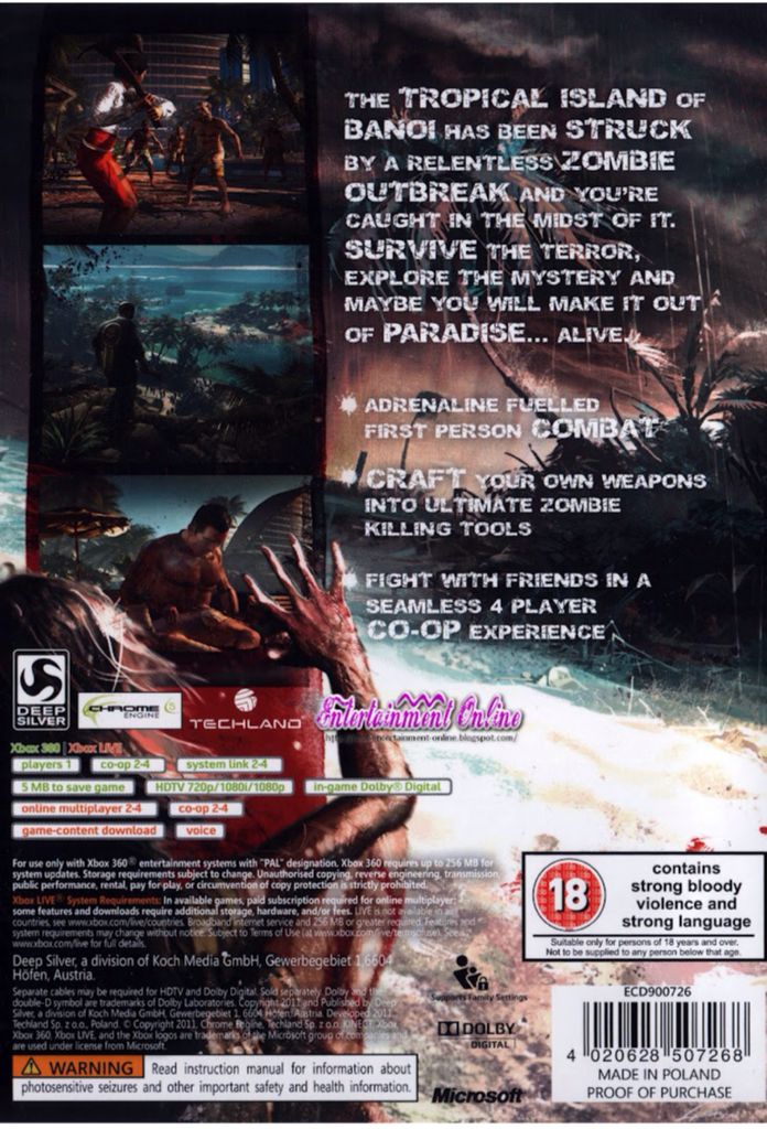 Dead Island - Microsoft Xbox 360 video game collectible - Main Image 2
