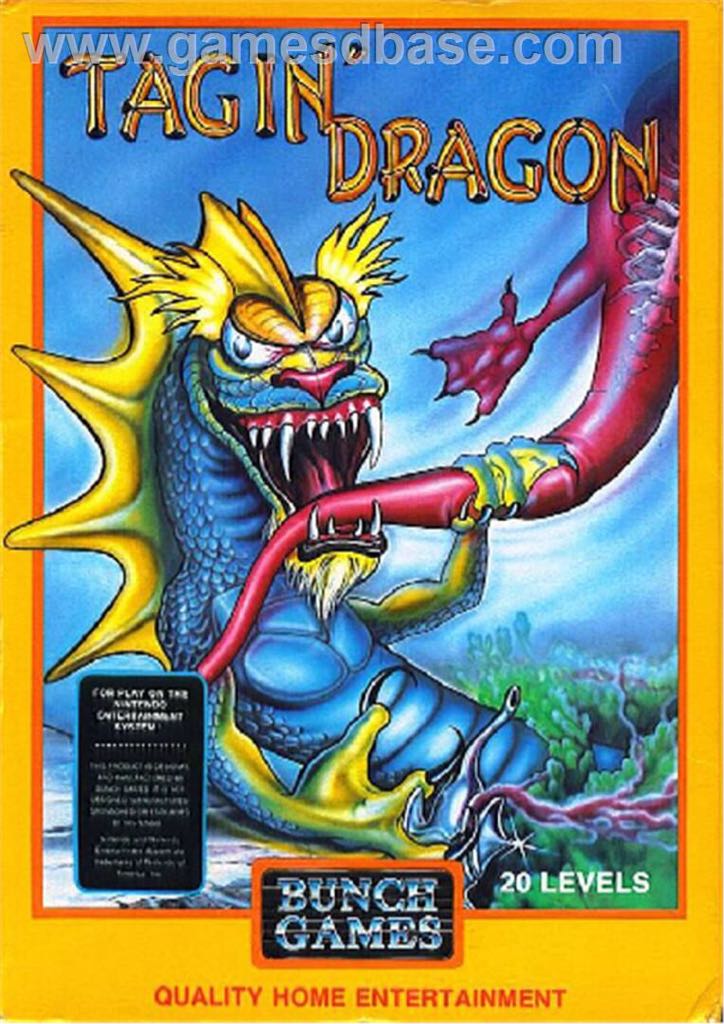 Tagin’ Dragon - Nintendo Entertainment System (NES) video game collectible - Main Image 1