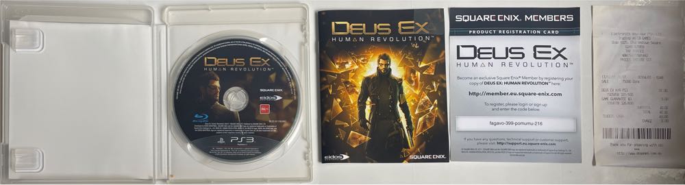 Deus Ex: Human Revolution - Sony PlayStation 3 (PS3) (Square Enix - 1) video game collectible [Barcode 5021290042346] - Main Image 3