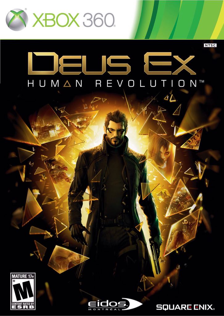 Deus Ex: Human Revolution - Microsoft Xbox 360 (Square Enix - 1) video game collectible - Main Image 1
