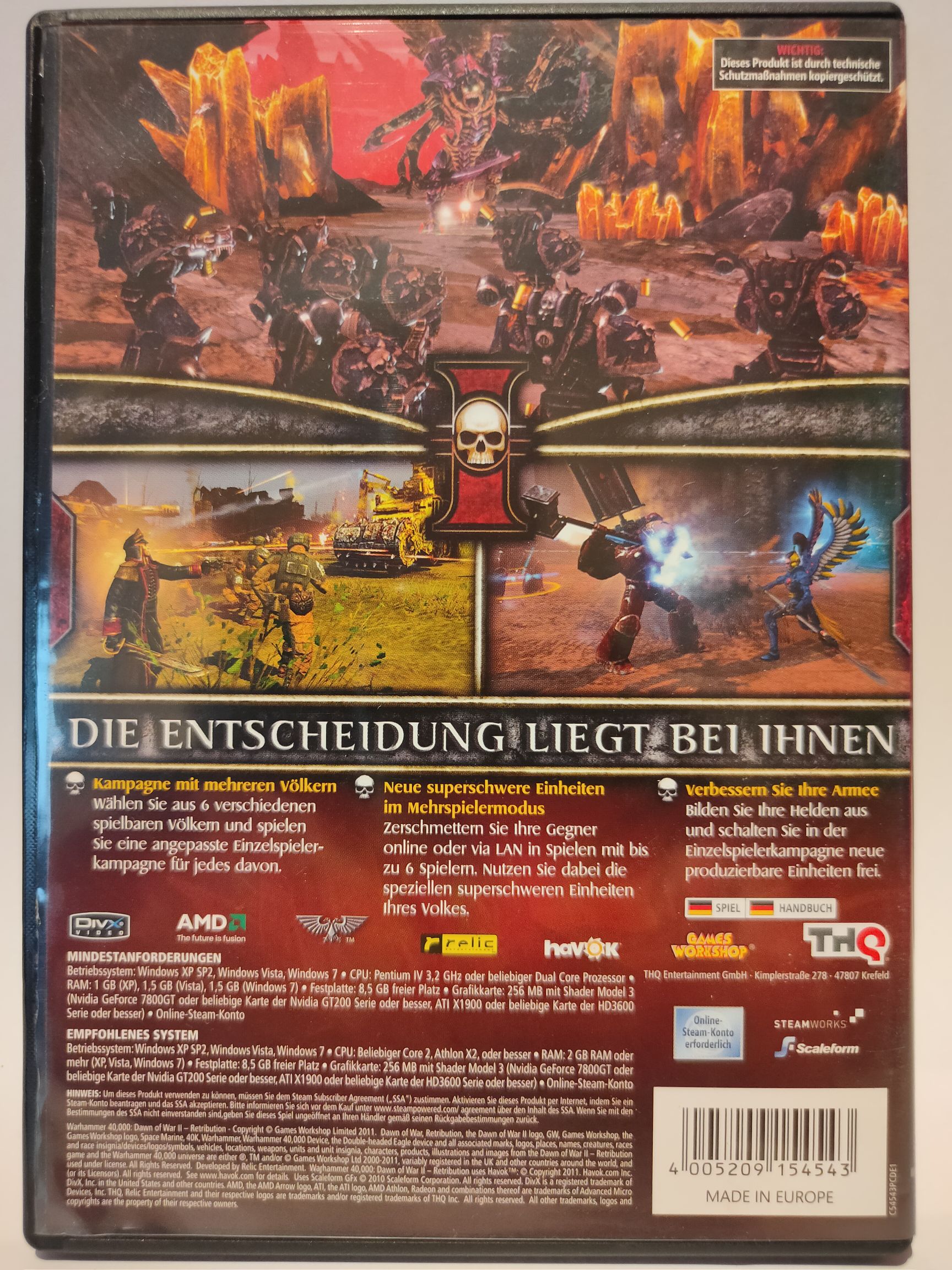 Dawn Of War II: Retribution - PC video game collectible [Barcode 4005209154543] - Main Image 2