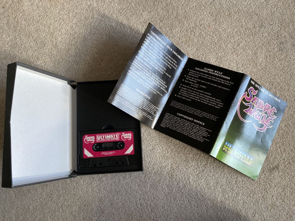 Sabre Wulf - Sinclair ZX Spectrum (Ultimate Play The Game) video game collectible - Main Image 3