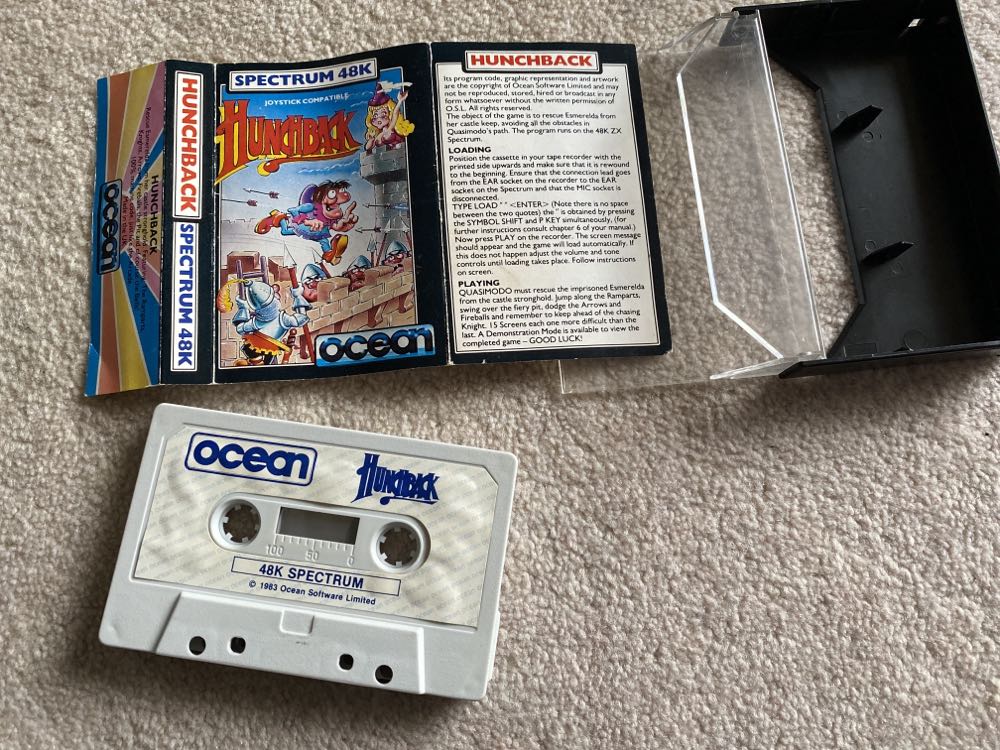 Hunchback - Sinclair ZX Spectrum (Ocean) video game collectible - Main Image 2