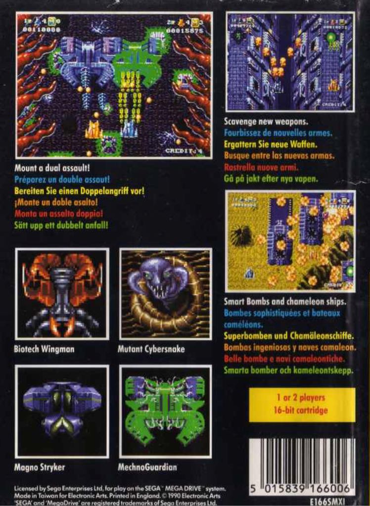 Battle Squadron - Sega Genesis (Mega Drive) (Electronic Arts - 2) video game collectible [Barcode 014633070279] - Main Image 2