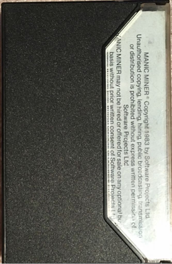 Manic Miner - Commodore Amiga (Software Projects) video game collectible - Main Image 2