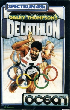 Daley Thompson’s Decathlon - Sinclair ZX Spectrum (Ocean Software - 2) video game collectible [Barcode 5013156410048] - Main Image 1