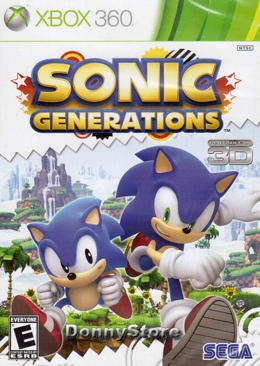Sonic Generations - Microsoft Xbox 360 (Sonic Team - 1) video game collectible [Barcode 5055277014217] - Main Image 1
