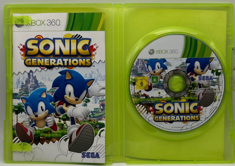 Sonic Generations - Microsoft Xbox 360 (1) video game collectible [Barcode 5055277014651] - Main Image 3