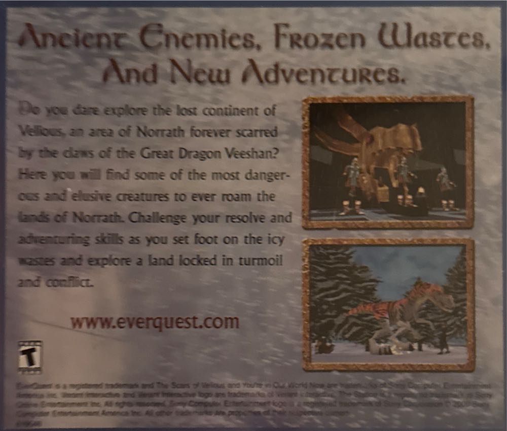 EverQuest I: Scars of Velious - PC (Sony Online Entertainement) video game collectible - Main Image 2