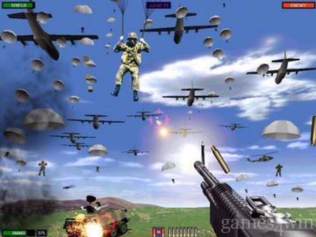 Beach Head - Atari 800 video game collectible - Main Image 2