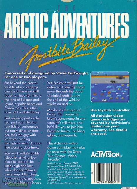 Frostbite - Atari 2600 video game collectible - Main Image 2