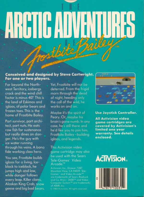 Frostbite - Atari 2600 (Activision - 2) video game collectible - Main Image 2