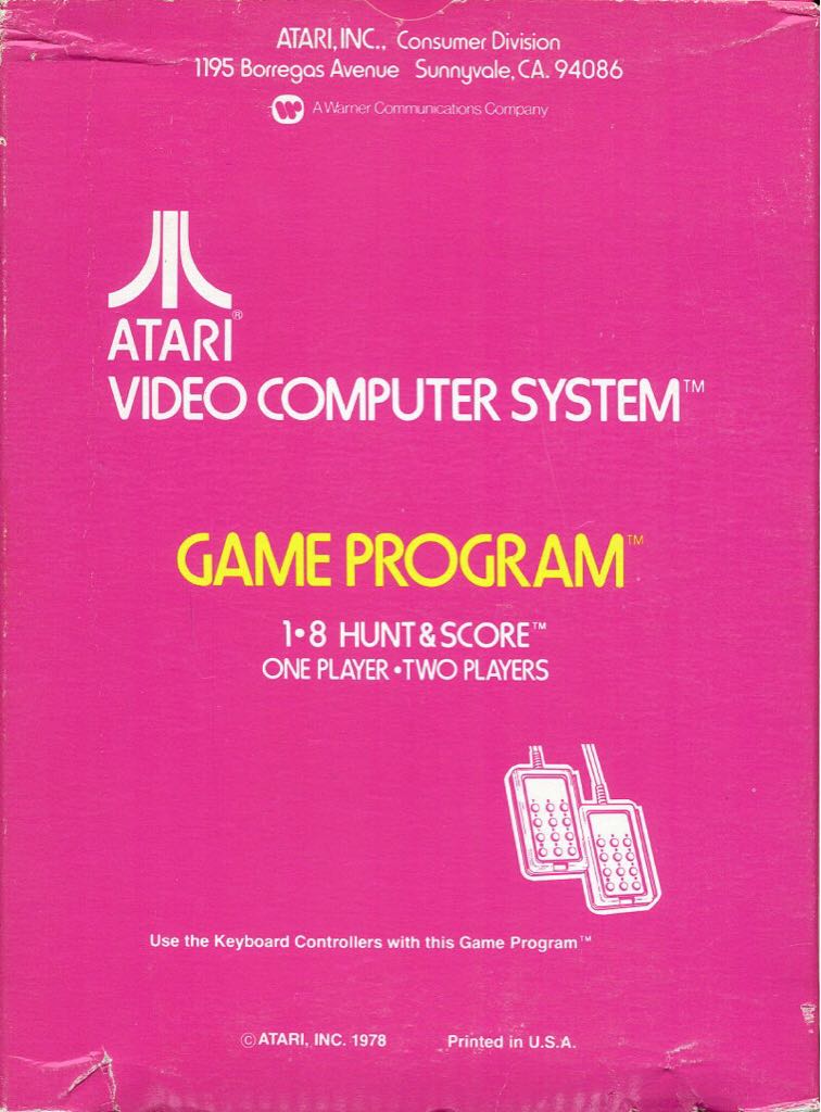 Hunt & Score - Atari 2600 video game collectible - Main Image 2