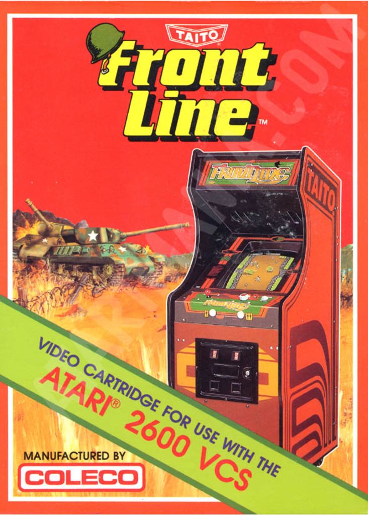 Front Line - Atari 2600 video game collectible - Main Image 1