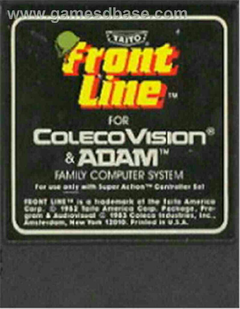 Front Line - Colecovision video game collectible - Main Image 2