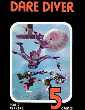 Dare Diver (Sears) - Atari 2600 video game collectible - Main Image 1