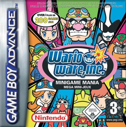 Warioware, Inc. Minigame Mania - Nintendo 3DS Virtual Console video game collectible - Main Image 1