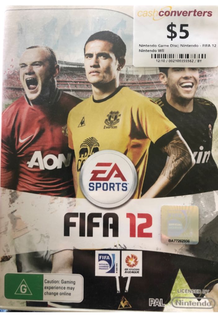 Fifa 12 - Nintendo Wii (Electronic Arts - 4) video game collectible [Barcode 5030941104166] - Main Image 1