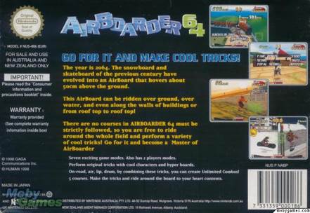 Airboarder 64 - Nintendo 64 (N64) video game collectible - Main Image 2
