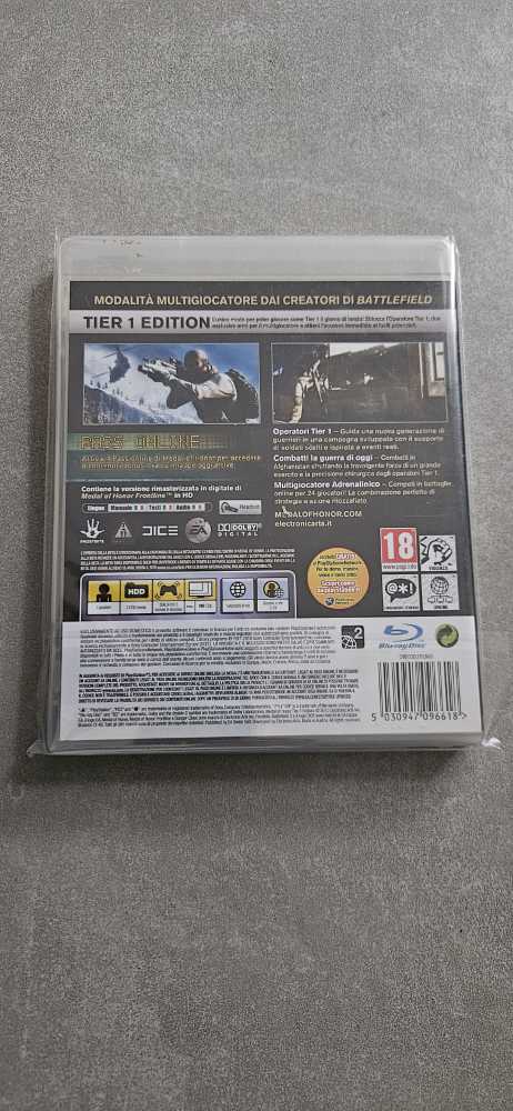 Medal of Honor : Tier 1 Edition - Sony PlayStation 3 (PS3) (Electronics Arts - 1) video game collectible [Barcode 5030947096618] - Main Image 2