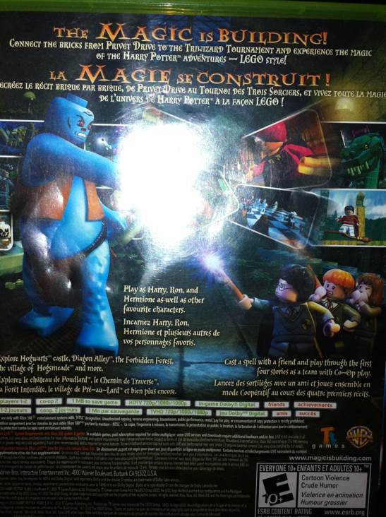 LEGO Harry Potter : Years 1-4 - Microsoft Xbox 360 video game collectible - Main Image 2