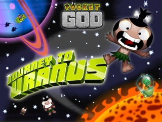 Pocket God Journey To Uranus - Apple iOS (1) video game collectible - Main Image 1