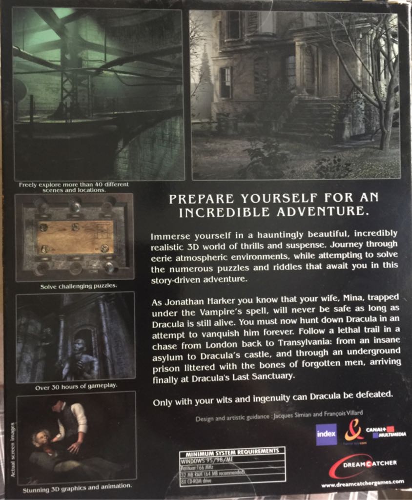 Dracula: The Last Sanctuary - PC (Dream Catcher Interactive) video game collectible [Barcode 625904302106] - Main Image 2