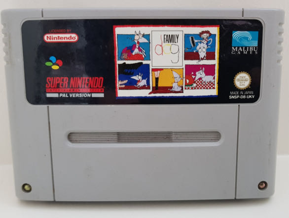 Family Dog - Nintendo Super Nintendo Entertainment System (SNES) video game collectible - Main Image 3