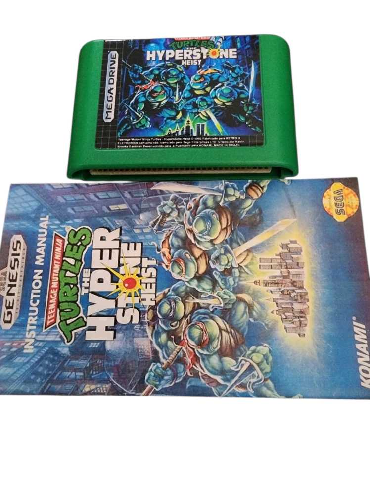 Teenage Mutant Ninja Turtles: The Hyperstone Heist - Sega Mega Drive video game collectible - Main Image 2