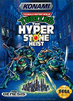 Teenage Mutant Ninja Turtles: The Hyperstone Heist - Sega Genesis (Mega Drive) (Konami) video game collectible - Main Image 1