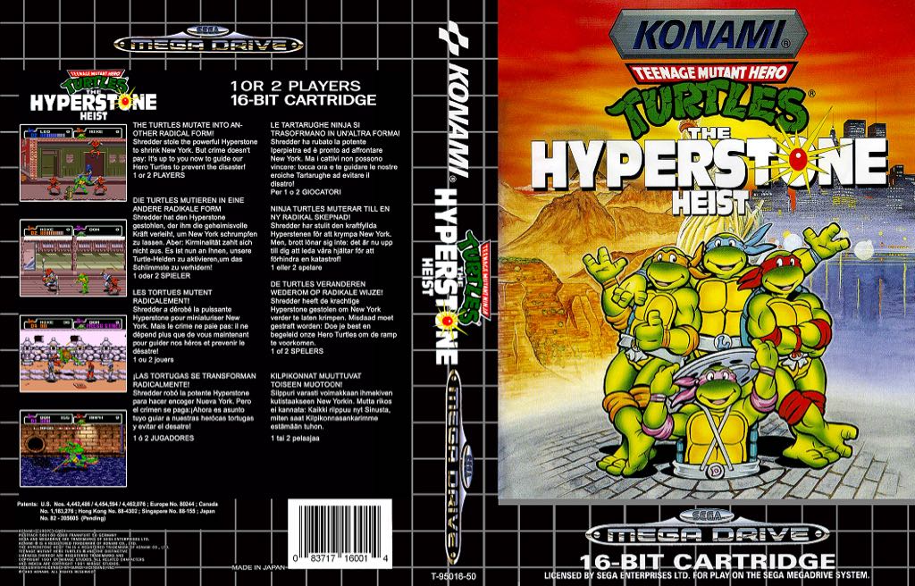 Teenage Mutant Ninja Turtles: The Hyperstone Heist - Sega Mega Drive video game collectible - Main Image 2