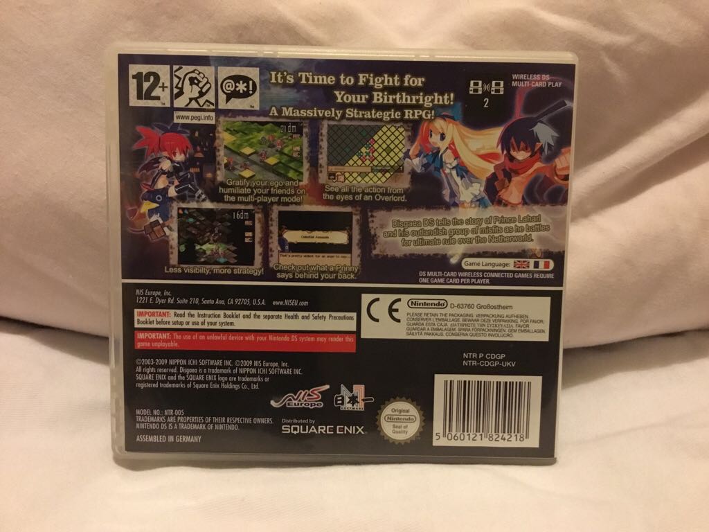 Disgaea DS - Nintendo DS (Koei - 1) video game collectible [Barcode 5060121824218] - Main Image 2