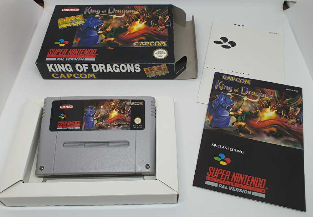 King of Dragons - Nintendo Super Nintendo Entertainment System (SNES) (Capcom - 2) video game collectible [Barcode 013388130184] - Main Image 3