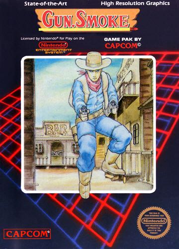 Gun Smoke - Nintendo Entertainment System (NES) (1988, Capcom - 1) video game collectible - Main Image 1