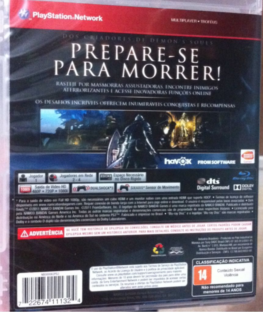 Dark Souls - Sony PlayStation 3 (PS3) (Bandai) video game collectible [Barcode 722674111324] - Main Image 2